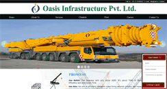 Desktop Screenshot of oasiscranes.com